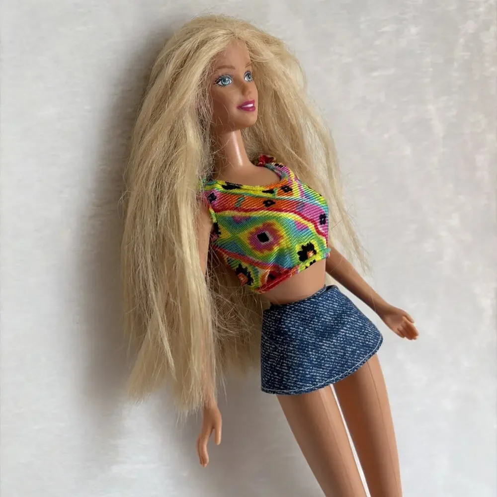 1999 Sit 'N Style Barbie Redressed Mattel Fashion Doll Vintage 90s‎